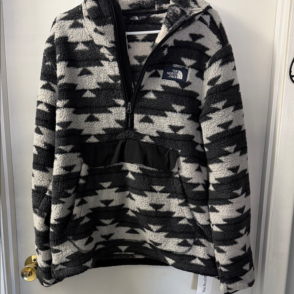The North Face Black and White Patterned Jacket